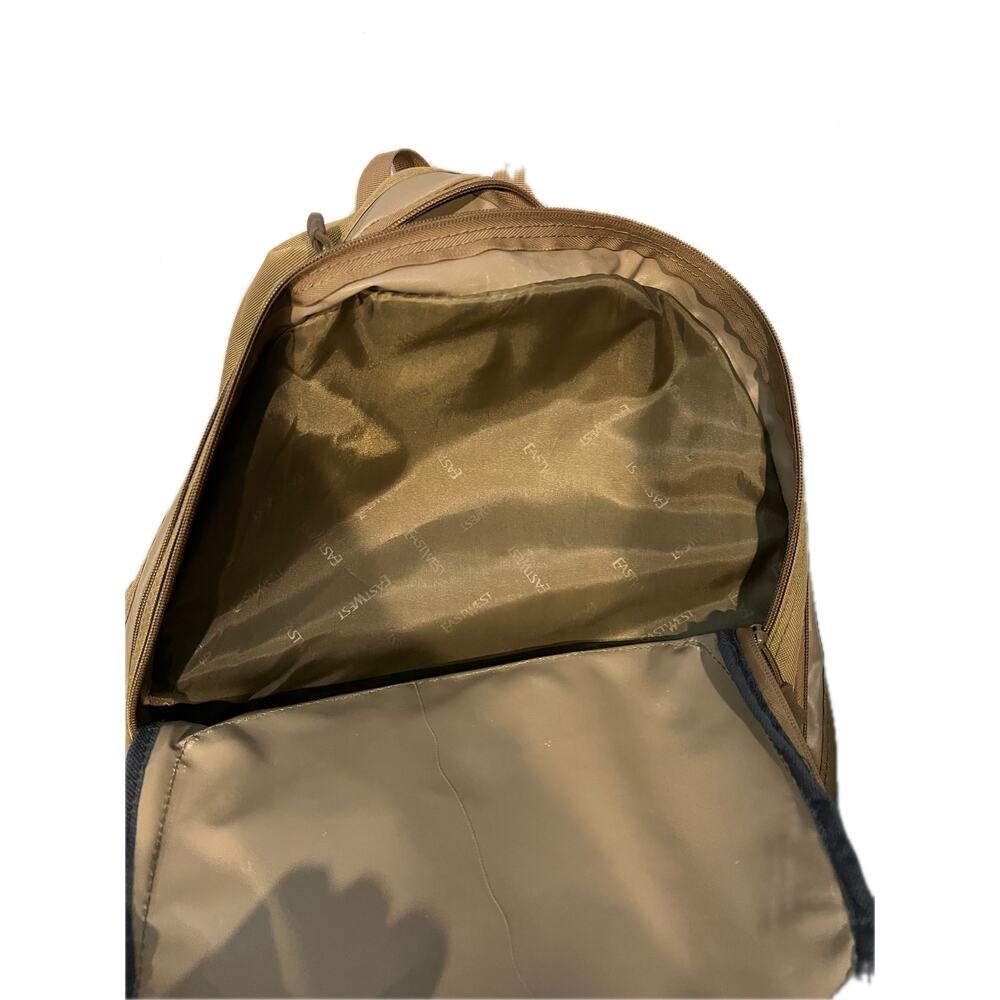 East West Brown/Tan Tactical Backpack - Picture 3 of 5